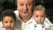 Erick Jacquin com os filhos gêmeos - Reprodução/Instagram