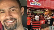 Goleiro Bruno é tietado por torcedores do Flamengo - Reprodução/Instagram