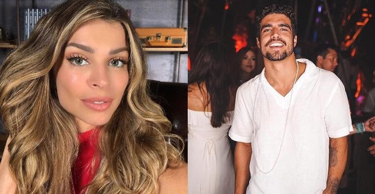 Grazi Massafera e Caio Castro publicam stories no mesmo lugar - Instagram