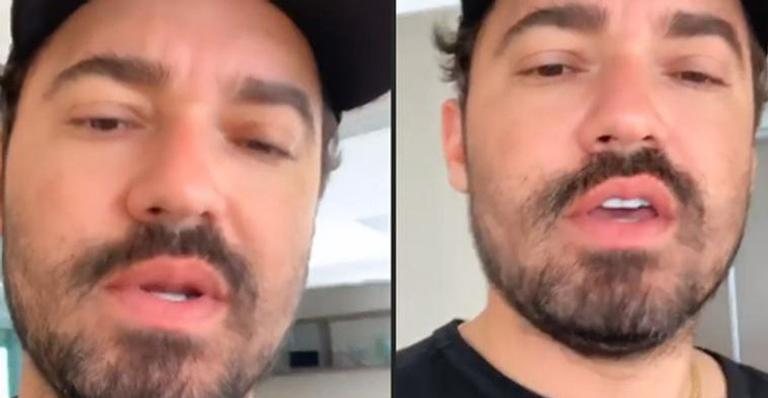 Sertanejo apareceu nas redes sociais com semblante mais sério - Divulgação/Instagram