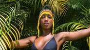 Iza esbanja sua beleza natural ao posar diante do por do sol na Jamaica - Instagram