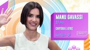 Manu Gavassi é confirmada no Big Brother Brasil 20 - Divulgação/TV Globo