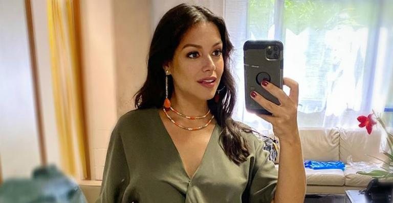 Thais Fersoza combina look com restaurante e deseja bom final de semana - Instagram