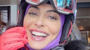 Juliana Paes compartilha clique divertido em que aparece somente de biquíni no meio da neve - Instagram