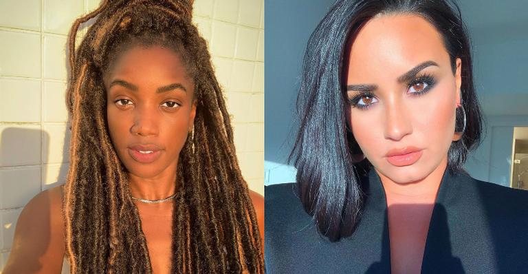 Iza se emociona ao ver a apresentação de Demi Lovato - Instagram