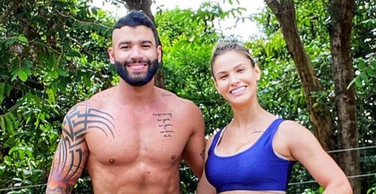 Gusttavo Lima e Andressa Suita surgem após caminhada e encantam fãs - Divulgação/Instagram