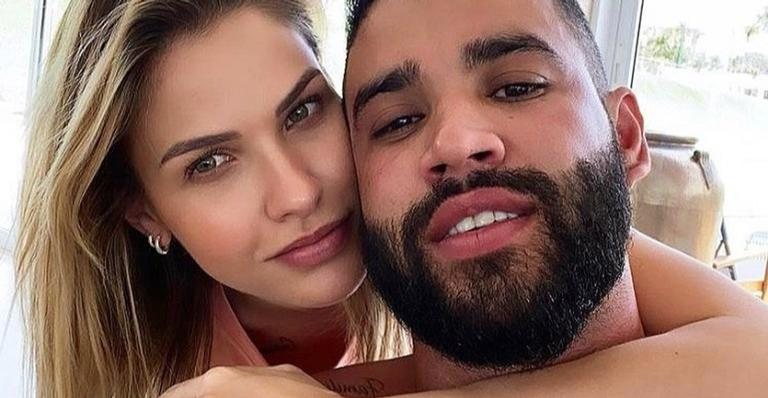 Gusttavo Lima e Andressa Suita encantam com clique romântico - Foto/Instagram