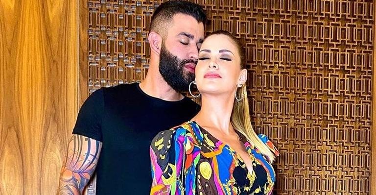 Gusttavo Lima e Andressa Suita se exercitam juntos - Reprodução/Instagram