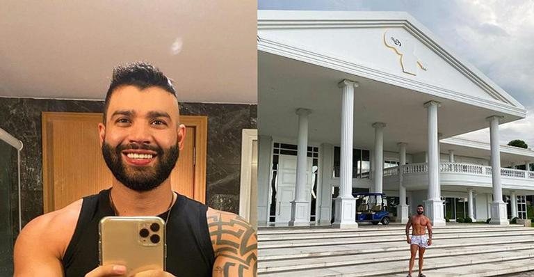 Sertanejo mostrou a casa luxuosa nas redes sociais - Divulgação/Instagram