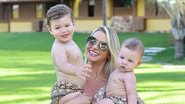 Andressa Suita se diverte com os filhos - Instagram