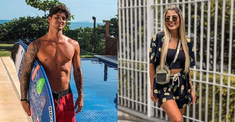 Gabriel Medina e Hariany Almeida trocam beijos em boate - Divulgação/Instagram