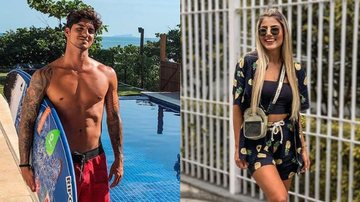 Gabriel Medina e Hariany Almeida trocam beijos em boate - Divulgação/Instagram