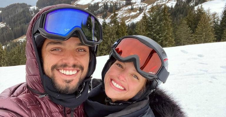 Agatha Moreira e Rodrigo Simas se despedem da Austria com registro fofo - Instagram