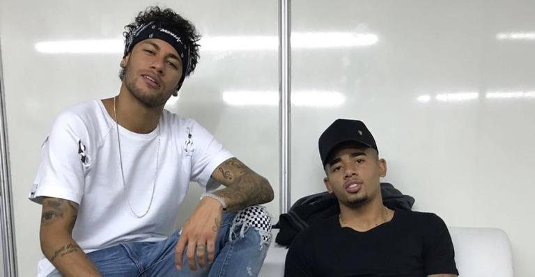 Gabriel Jesus se declara para Neymar Jr. e encanta web - Divulgação/Instagram