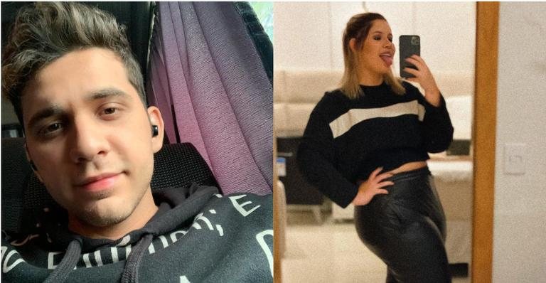 Gustavo Mioto e Marília Mendonça divertem fãs com clique divertido - Foto/Instagram