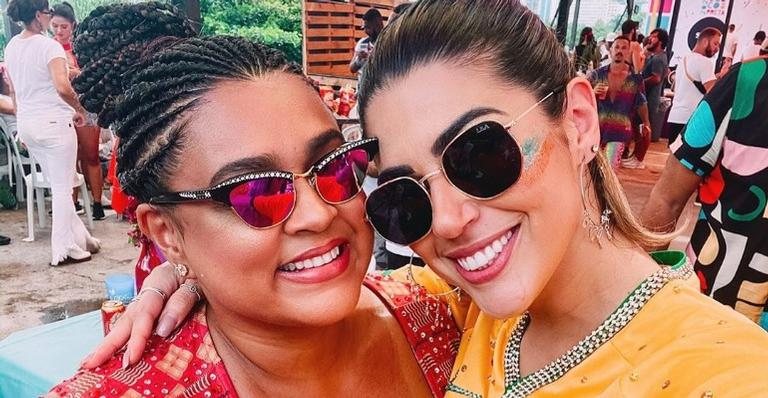 Vivian Amorim marca presença no Bloco da Preta - Reprodução/Instagram