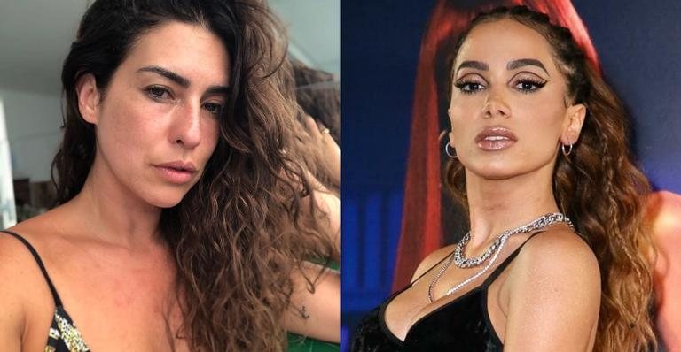 Fernanda Paes Leme e Anitta posaram juntas durante o ensaio do bloco da cantora e encantaram os fãs - Instagram