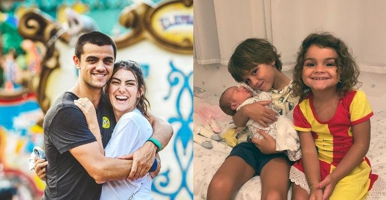 Mulher de Felipe Simas exibe novos registros dos filhos - Reprodução/Instagram