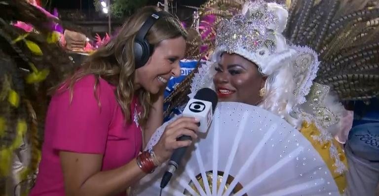 Repórter da Globo é acusada de gordofobia no Carnaval - Reprodução/Globo