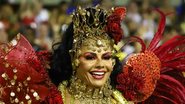 Viviane Araújo comemora posição da Salgueiro no Carnaval - AgNews