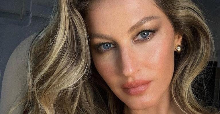 Ao compartilhar clique natural, Gisele Bündchen deseja um bom dia para seus seguidores - Instagram