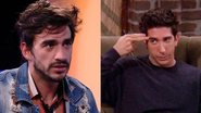 BBB20: Após confundir Bianca com Gabi, fãs comparam Guilherme com Ross Geller - Globoplay/Warner Bros