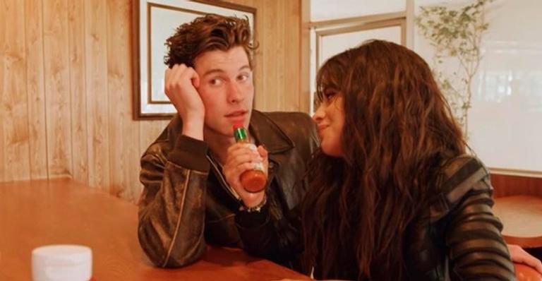 Shawn Mendes e Camila Cabello nos bastidores de Señorita - Foto/Instagram