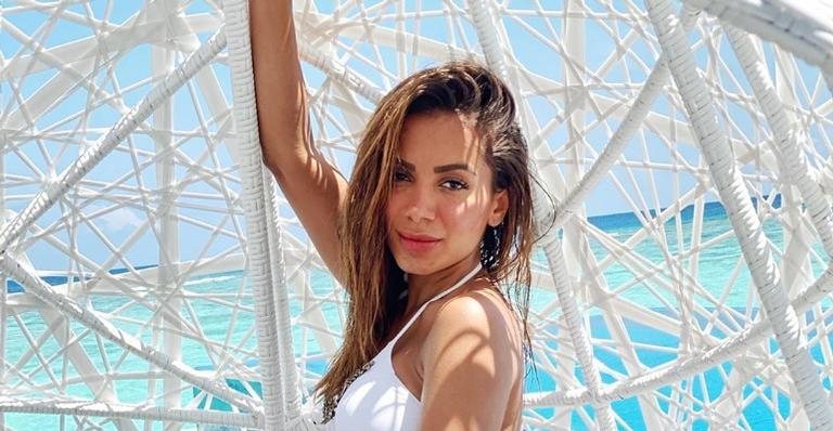 Anitta fica chocada com bangalô de luxo onde está hospedada - Reprodução/Instagram