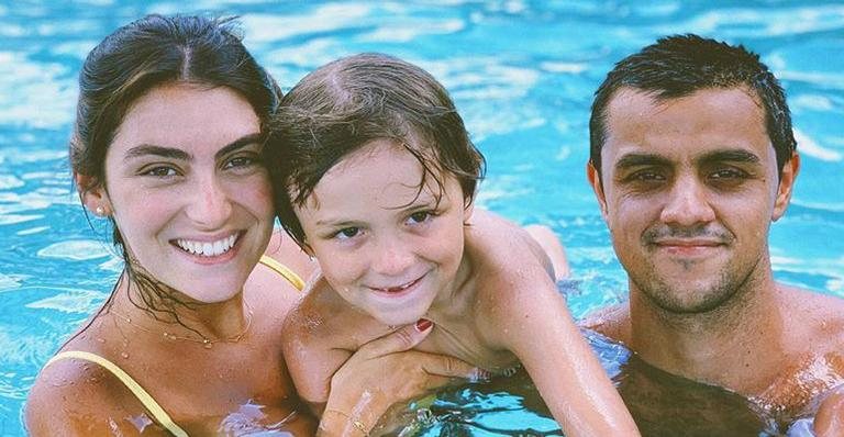 Mariana Uhlmann, esposa de Felipe Simas, fala sobre como filho mais velho lida com os irmãos - Instagram