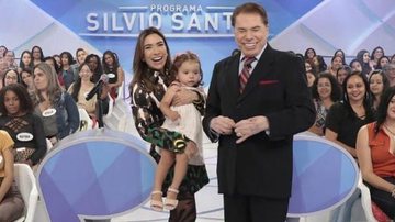 Patricia Abravanel com Jane no programa de Silvio Santos - Reprodução/Instagram