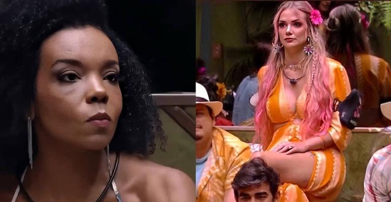 Thelma e Marcela conversam sobre a relação dentro do reality - Reprodução/Rede Globo