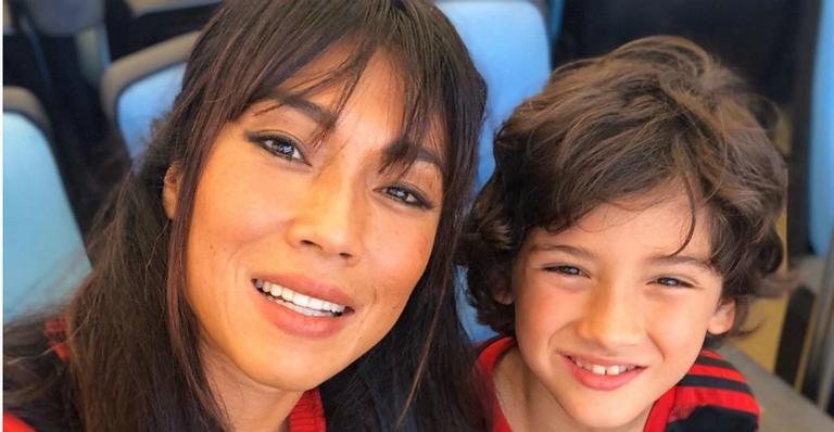 Danni Suzuki ajuda o filho nos estudos durante a quarentena - Instagram