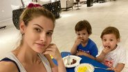 Andressa Suita mostra os filhos desenhando e encanta a web - Instagram