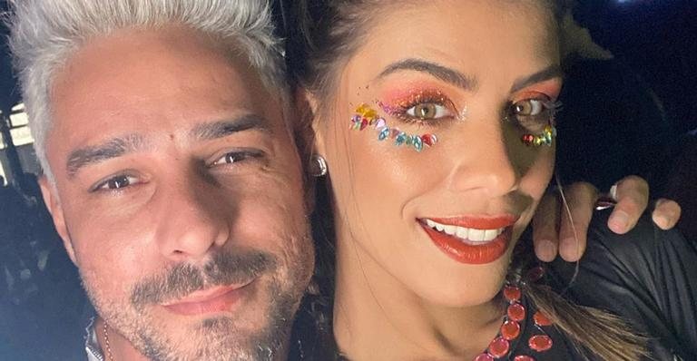 Diego e Franciele fizeram um chá revelação via internet por conta da quarentena - Instagram