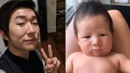 Pyong encanta enquanto fala com o filho, Jake - Instagram