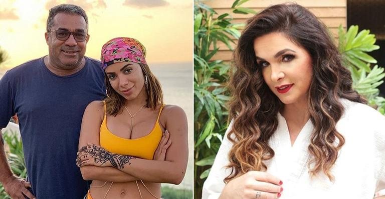 Namorando, pai da cantora Anitta flerta com Luiza Ambiel - Instagram