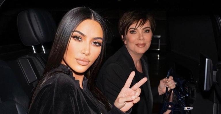 Kim Kardashian pratica 'distância social' ao lado da mãe - Instagram