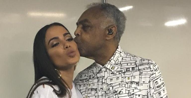 Mesmo atrasadinho, Gilberto Gil parabenizou Anitta por seu aniversário de 27 anos - Instagram