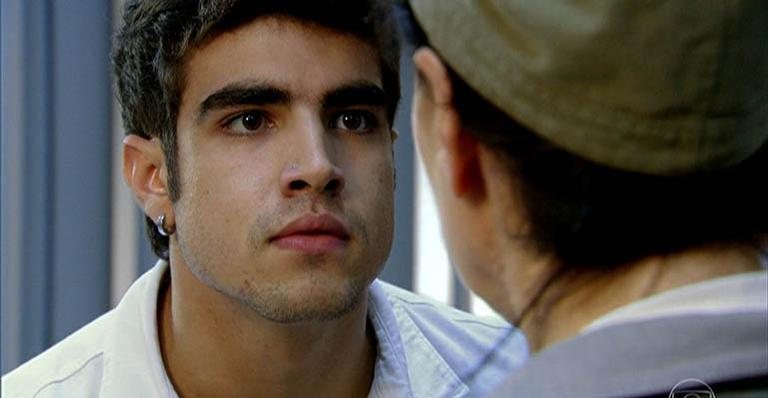 Estudante irá discutir com a mãe no hospital - Divulgação/TV Globo