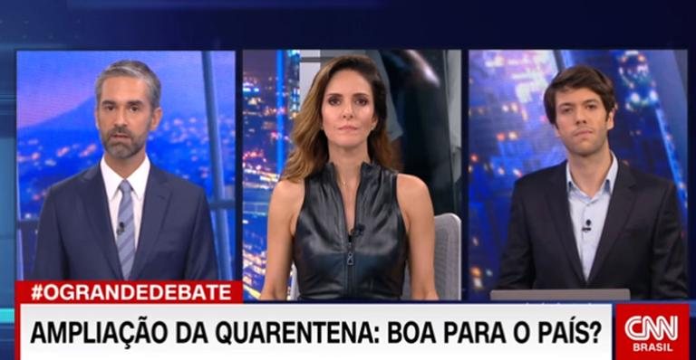 Climão! Caio Coppolla é rebatido ao vivo pela direção da CNN: ''Trabalho essencial'' - Reprodução