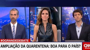 Climão! Caio Coppolla é rebatido ao vivo pela direção da CNN: ''Trabalho essencial'' - Reprodução