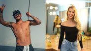 Yasmin Brunet surge cortando o cabelo de Gabriel Medina - Reprodução/Instagram