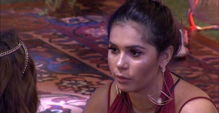 BBB20: Gizelly acha que brother pode ter atrapalhado Marcela - Reprodução/Crédito: TV Globo