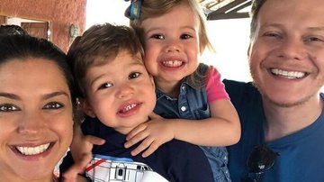 Thais Fersoza e Michel Teló com os filhos - Reprodução/Instagram