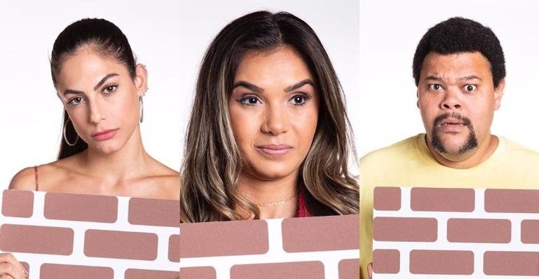 BBB20: Mari, Gizelly e Babu estão no paredão - Crédito: Victor Pollak/TV Globo