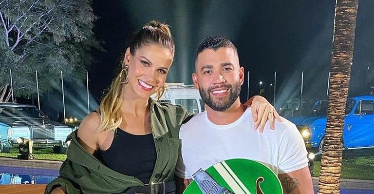 Andressa Suita mostra antes e depois com Gusttavo Lima - Reprodução/Instagram