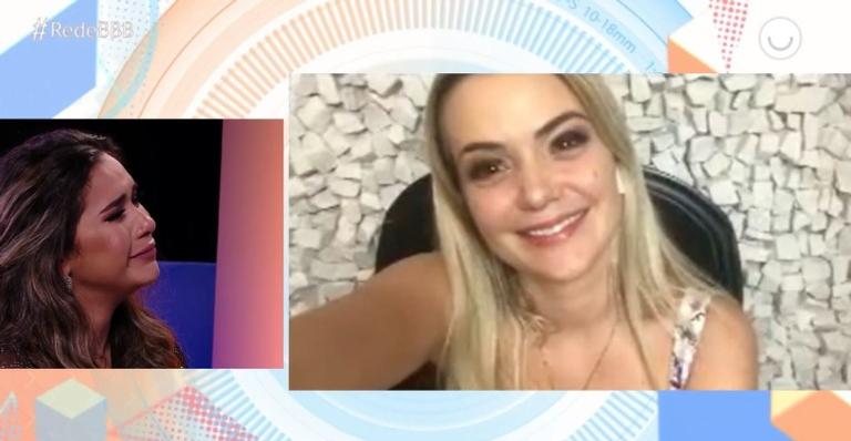 BBB20: Gizelly se emociona com declaração de Marcela - Reprodução/Gshow