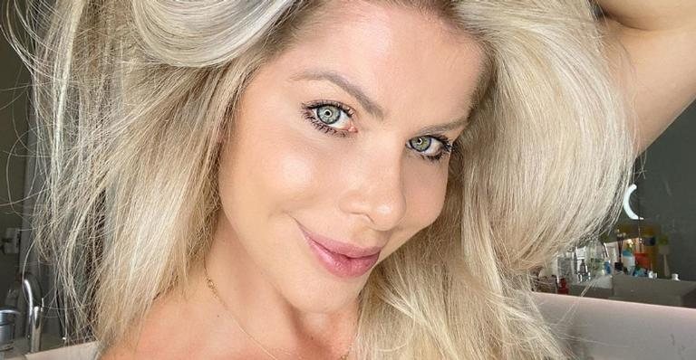 Em quarentena, Karina Bacchi não dispensa treino - Instagram