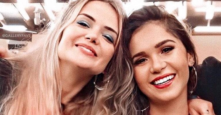 Marcela e Gizelly conversam por mensagens e se divertem - Instagram