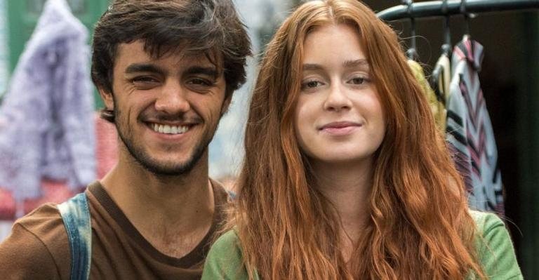 Marina Ruy Barbosa assiste Totalmente Demais e comemora cena de Jonatas e Eliza: ''Toda arrepiada'' - Globo/Estevam Avellar